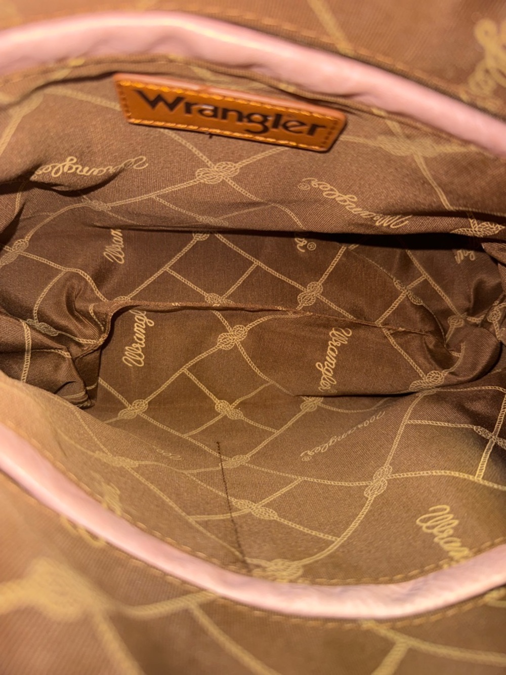 Wrangler Doctor Bag Pink Cowprint Satchel Handbag - Picture 6 of 8